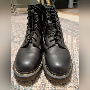 Dr Martens Virginia Leather Combat Boots